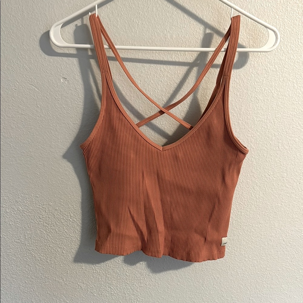 Vuori Ribbed Strappy Tank